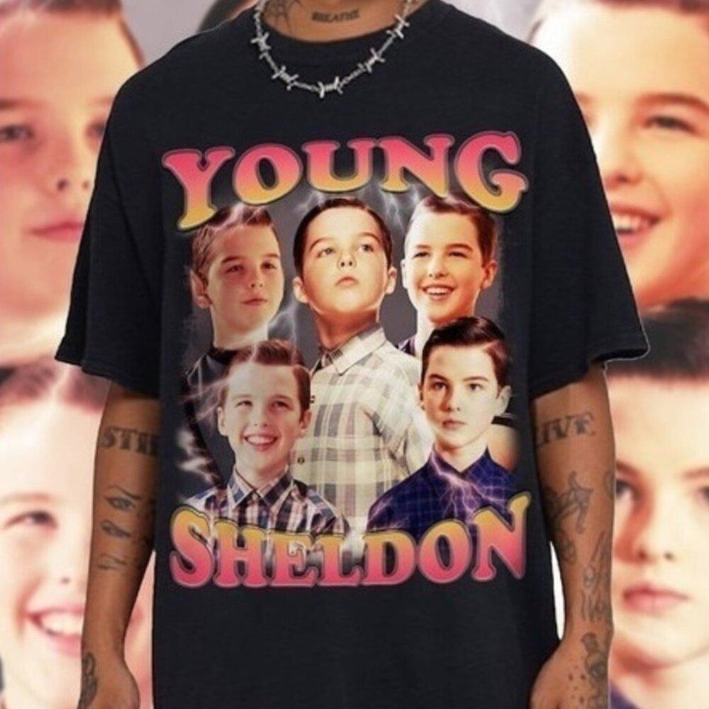 Young Sheldon Tv Show Graphic Fan Outfit Parent Cozy T-Shirt 165